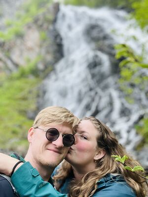 a silly boi and his wife