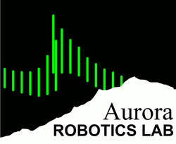 The original Aurora Robotics Lab logo, made in Paint.